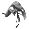 Miniatyrbild 2 av 3: Pojkdräkter Guld maskerad maskerad maskerad kostym rekvisita Svart maskerad maskerad maskerad kvinnor Silver 17.5X14.5CM