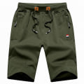 Miniatyrbild 2 av 3: 2022 nya herrshorts sommarbyxor Bomull Casual Sweat Bermudas Herr Svart Homme Klassiskt märkeskläder Strandshorts Man Z 55-67kg for XL Gray