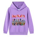 Miniatyrbild 1 av 4: Roblox barnkläder - bomull huvtröja - lila 130cm