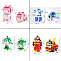 Miniatyrbild 1 av 4: Acion Figur 6 Stilar Robocar Korea Robot Bil Transformation Leksaker Brandbil Manuell deformation Barn Pojkar Present till barn C 4 PCS