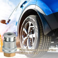 Miniatyrbild 7 av 7: Dreyoo Lock på Air Chuck, 1/4&#39;&#39; FNPT Heavy Duty Closed Flow Däckchuck för däckinflator Luftkompressor Lufttillbehörssats, standard 2 Pack
