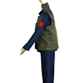 Miniatyrbild 2 av 4: Naruto Anime Hatake Kakashi Cosplay Party Kostym Väst Jacka+toppar+byxor Set Outfits Set Presenter L