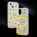 Miniatyrbild 2 av 5: Creative Painted Pattern Matt Hudvänlig Magsafe Magnetic Phone Case Lämplig för Iphone och andra modeller Style A Transparent Black Ypcx