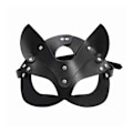 Miniatyrbild 3 av 4: Kvinnliga masker i läder, halv ansiktsmask, räv cosplay läder Halloween fest bal punk vuxenspel leksaker tillbehör 3