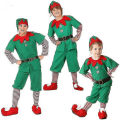 Miniatyrbild 2 av 5: Jul förälder-barn outfit Toddler semester elf kostym Toddler jul outfit Tomtens kostym MEN 170
