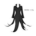Miniatyrbild 1 av 4: Anime One Punch Man Terrible Tornado Cosplay Kostym Senritsu No Tatsumaki Peruk Sexig Svart Klänning Halloween Uniform för Barn Vuxen Kids  Size 120 Costume