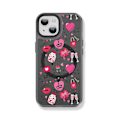 Miniatyrbild 4 av 4: Creative Painted Pattern Matt Magsafe Magnetic Phone Case Lämplig för Iphone 15 Case och andra modeller Style H Transparent Ypcx0265