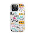 Miniatyrbild 1 av 5: Tecknad Frostat Dubbellager Färg Silver Phone Case Iphone 15 Case Case Stil F Vit Ypmd0900