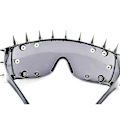 Miniatyrbild 4 av 5: Rivet Beautifygae New Overized Mirror Hadeae Meta Futuritic Femae Glasögon black 25