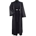 Miniatyrbild 2 av 5: Vuxen Tunika Kostym För Jedi Outfit Skywalker Halloween Cosplay Kostym Huvrock Kappa Full Set Uniform Tre versioner Black Small