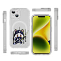 Miniatyrbild 4 av 4: Creative Painted Pattern Matt Magsafe magnetiskt phone case Lämplig för Iphone och andra modeller Style M Transparent Ypcx0158