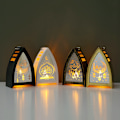 Miniatyrbild 2 av 3: LED Ramadan påsklykta svart