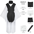 Miniatyrbild 1 av 4: Anime Choso Cosplay Kostym Kaisen Topp+Väst+Byxor Svart Brun Uniform Outfit För Kvinnor Män Bror Halloween Karneval Fest Sui L black