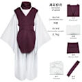 Miniatyrbild 1 av 4: Anime Choso Cosplay Kostym Kaisen Topp+Väst+Byxor Svart Brun Uniform Outfit För Kvinnor Män Bror Halloween Karneval Fest Sui XS red