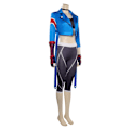 Miniatyrbild 3 av 3: Game Fighter 6 Cammy Jamie Chunli Manon Cosplay Kostym Rock Väst Byxor Kvinnor SF Outfits Full Set Halloween Karneval Festdräkt S Cammy 1