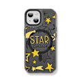 Miniatyrbild 3 av 3: Creative Painted Pattern Frosted Magsafe Magnetic Phone Case Lämplig för Iphone och andra modeller Style P Transparent Ypcx0300