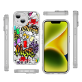 Miniatyrbild 5 av 5: Creative Painted Pattern Matte Hudvänlig Magsafe magnetiskt phone case Lämplig för Iphone och andra modeller Style D Transparent Ypcx0038