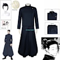 Miniatyrbild 1 av 4: Gojo Satoru/Geto Suguru cosplaydräkt anime jujutsu Kaisen cosplay pojkar HERR blå uniform skräddarsydd cosplay cos XL A3