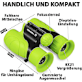 Miniatyrbild 2 av 5: Barnkikare-8x21-komplett set med förstoringsglas för 4 5 6 7 8-åriga pojkar och flickor null none