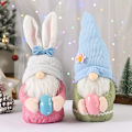 Miniatyrbild 1 av 4: Påsk rosa öron kanin gubbe docka nissar Bunny version