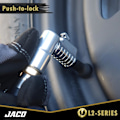 Miniatyrbild 5 av 6: JACO Lightning L2-serien däckluftchuck - 1/4&#34; F-NPT | Open Flow (2-pack)