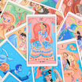 Miniatyrbild 3 av 3: Den gråtande flickan Tarot 12*7cm Divination Cards