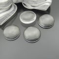 Miniatyrbild 2 av 5: 50st/lot 12mm Rund Flat Back Klart Glas Cabochon High Clear none