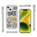 Miniatyrbild 3 av 3: Creative Painted Pattern Matt Magsafe Magnetic Phone Case Lämplig för Iphone och andra modeller Style K Transparent Ypcx0086