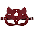 Miniatyrbild 1 av 4: Kvinnliga masker i läder, halv ansiktsmask, räv cosplay läder Halloween fest bal punk vuxenspel leksaker tillbehör 2
