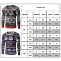 Miniatyrbild 3 av 3: Män Jul Roligt print ful T-shirt Xmas Party Casual Nyhet Långärmade toppar CT297 M