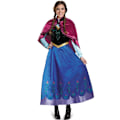 Miniatyrbild 1 av 4: Frozen Anna Princess Cosplay Kostymer Vuxna Snödrottning Klänning Elsa Cosplay Kläder Saga Fest Karneval Halloween Outfits 4XL only dress