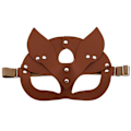 Miniatyrbild 1 av 4: Kvinnliga masker i läder, halv ansiktsmask, räv cosplay läder Halloween fest bal punk vuxenspel leksaker tillbehör 3