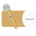 Miniatyrbild 5 av 5: Mikrofon för barn, barnmikrofon för sång Bärbar dynamisk mikrofon Handhållen karaoke mikrofon för flickor White