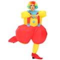 Miniatyrbild 1 av 4: Vuxen Clown Uppblåsbar Dräkt Rolig Balett Uppblåsbar Dräkter för Halloween Purim Fancy Ballerina Cosplay Dräkter för Man Kvinna Fit for 150-195cm 1313 Big Ass Clown