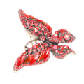 Miniatyrbild 4 av 5: Brosch Utsökt Design Modedekoration Retro Metallsmycken Tillbehör för kläder Red