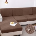 Miniatyrbild 1 av 3: Vattentät cover för vardagsrum Stretch jacquard sofföverdrag Billig sofföverdrag Delikat sofföverdrag för hem Hotell C 1R(50-60cm) Sand
