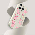 Miniatyrbild 5 av 5: Creative Cartoon Tpu Gummi Stötsäkert Phone case För Iphone 15 Case Series Style B Vit Ypdt1632