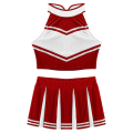 Miniatyrbild 4 av 4: Kvinnor Vuxna Cheerleader Uniform Performance Outfit Japansk Skolflicka Cosplay Kostym Ärmlös Crop Top Mini plisserad kjol Blue A S