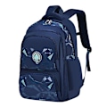 Miniatyrbild 3 av 4: Grundskoleryggsäckar Vattentäta Barn Skolväskor För Pojkar Barn Reseryggsäck Ortopedisk skolväska Mochila Infantil L blue