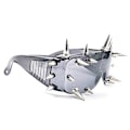 Miniatyrbild 3 av 4: Rivet Beautifygae New Overized Mirror Hadeae Meta Futuritic Femae Glasögon black 21