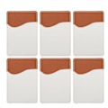Miniatyrbild 1 av 2: 6 set Pocket Wallet Phone Stick Wallet Phone Back Wallet Case Sublimation Wallet Phone Case Stick- Phone Back Wallet