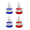 Miniatyrbild 1 av 4: 4st Låda Dryckespip Pourer Portabel Dryckesflaska Splitter Dryckeväxlingslock null none