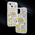 Miniatyrbild 1 av 3: Creative Painted Pattern Frosted Magsafe Magnetic Phone Case Lämplig för Iphone och andra modeller Style P Transparent Ypcx0300