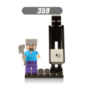 Miniatyrbild 6 av 9: Minecraft monterade byggklossar små mänskliga leksaker