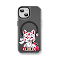 Miniatyrbild 2 av 2: Creative Painted Pattern Matte Hudvänlig Magsafe magnetiskt phone case Lämplig för Iphone och andra modeller Style I Transparent Ypcx0122