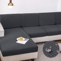 Miniatyrbild 1 av 4: Vattentät cover för vardagsrum Stretch jacquard sofföverdrag Billig sofföverdrag Delikat sofföverdrag för hem Hotell C 4RD(165-200cm) Gray
