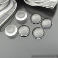 Miniatyrbild 3 av 5: 50st/lot 12mm Rund Flat Back Klart Glas Cabochon High Clear none