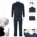 Miniatyrbild 1 av 4: Gojo Satoru/Geto Suguru cosplaydräkt anime jujutsu Kaisen cosplay pojkar HERR blå uniform skräddarsydd cosplay cos L B2