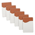 Miniatyrbild 2 av 2: 6 set Pocket Wallet Phone Stick Wallet Phone Back Wallet Case Sublimation Wallet Phone Case Stick- Phone Back Wallet