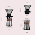 Miniatyrbild 2 av 5: Immersion Kaffedrippare Switch Pour Over Drippare Immersion Drippare Switch Kaffebryggare Glas Kaffe-Multifärgad Tekanna Multicolor Teapot